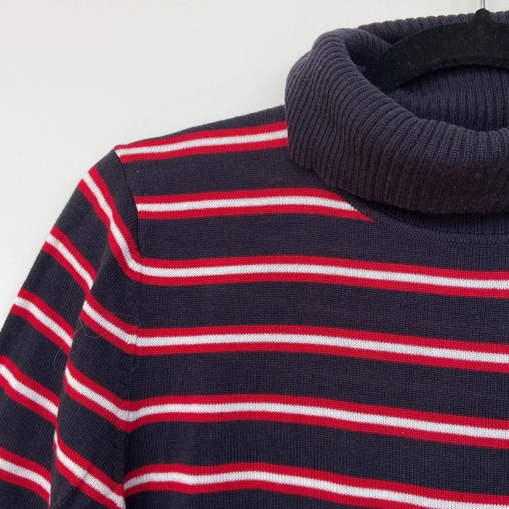 Tommy Hilfiger Striped Turtleneck Sweater - Picture 4 of 10